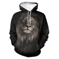 thumbnail image 4 of Sudadera con capucha con estampado de animales y león para hombre, sudaderas con capucha de moda con estampado digital, sudaderas casuales holgadas de gran tamaño, 4 of 4