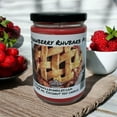 thumbnail image 5 of Strawberry Rhubarb Pie Vegan Coconut Soy 12 oz/ 355 ml Candle Hand-poured, Eco-friendly, Clean Burning, Bakery, Food, Drink Wood Wick, 5 of 5