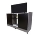thumbnail image 1 of Mueble Credenza para TV con Ruedas Minimalista (Lombardia/Negro Mate) DECOMOBIL CREDENZA DECOMOBIL, 1 of 4