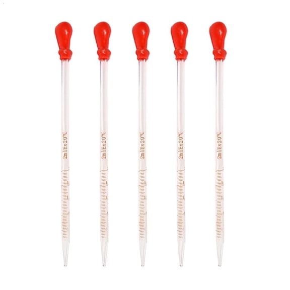 Giaone Liquid Dropper, Glass Scale Graduated Pipette Droppers