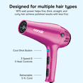 thumbnail image 4 of Conair Ionic Ceramic Cord-Keeper Hair Dryer, Retractable Cord, Diffuser and Concentrator, 4 of 10
