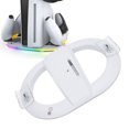 thumbnail image 1 of Support Vertical pour Console de Jeu avec Chargeur de Manette et Support pour Écouteurs, 1 of 7