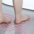 thumbnail image 3 of Non-Skid Shower Stickers 24 PCS Safe Bathtub Strips Adhesive Decals with Premium Scraper Bathtub Stickers for Bath Tub Shower Stairs Ladders Boats Pink, 3 of 8