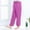 Purple, variant on IFNND Kids' Breathable Quick-Dry Pants with Elastic Waist Anti-Mosquito Long Pants, Skin-Friendly for Active Boys & Girls