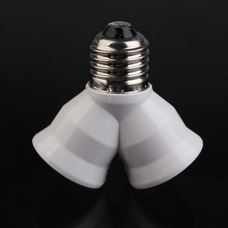 

Xewsqmlo 10pcs E27 Base Light Lamp Bulb Socket 1 to 2 Splitter Adapter Converter Socket