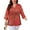 5936-Red, variant on CASSIE LIZ Plus Size Womens Tops Deep Blue Long Sleeve Boho Blouses V Neck Chiffon Shirts Elegant Business Fall Shirts with Drawstring Neckline XL 14W 16W
