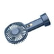 thumbnail image 4 of Ventilador portátil de mano USB recargable con batería de 5 velocidades Mini ventilador de mano silencioso con pantalla de alimentación azul oscuro, 4 of 10