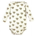 thumbnail image 4 of Hudson Baby Cotton Long-Sleeve Bodysuits, 3-Pack, Newborn- 24 Months, 4 of 5