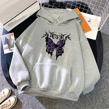 

Simplmasygenix Hoodies for Women Plus Size Fashion Women s Casual Long Sleeve Hooded Printed Ladies Sweatshirt Tops