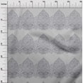 thumbnail image 2 of oneOone Polyester Lycra Fabric Leaves & Floral Block Printed Craft Fabric BTY 56 Inch Wide, 2 of 4