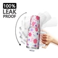thumbnail image 3 of Leopard Print 40oz Tumbler– Stainless Steel Insulated Tumbler with Handle and Straw, Large Capacity Travel Cup for Hot & Cold Drinks, 3 of 6