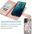 thumbnail image 5 of Njjex For Motorola Moto G Play 2024 5G Wallet Case, Moto G Play 5G 2024 Case, Njjex Luxury PU Leather [9 Card Slots Holder ] Carrying Folio Flip Cover [Detachable Magnetic Hard Case] -Marble, 5 of 6