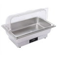 thumbnail image 6 of 14QT 600W 110V Electric Chafing Dish Stainless Steel+PC Buffet Stove w/Food Tray, 6 of 12