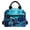 Blue Motorcycle Print, variant on POLERO Salamander Pattern Lunch Tote for Boys, Aluminum Film Material Washable Smooth Hand Feeling Office Lunch Tote for Camping Picnic