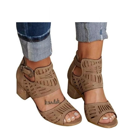 Women s Sandals Gladiator Sandals for Women Rhinestone Sandal Flat Ankle Boots Beach Shoes Comfy Roman Open-Toe Sandals  Comfort Walking Shoes