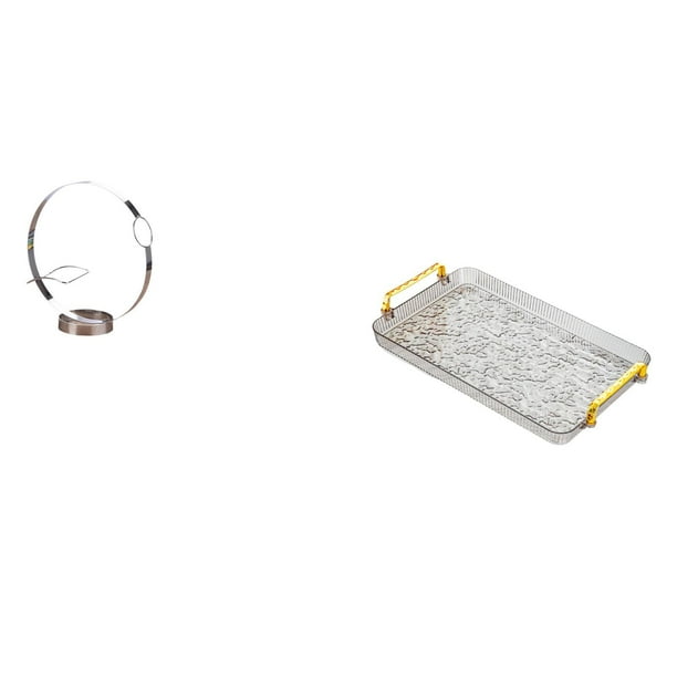 Portabotellas de vino,Soporte para botellas de vino,soporte para botellas de vino,estante de hierro,Bandeja para servir,Bandeja de cocina rectangular con asa,Bandeja de almacenamiento Plato