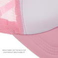 thumbnail image 2 of DINHEAROM 10Pcs Breathable Cap Pink Polyester Mesh Design Breathable Hat For Cycling Jogging Climbing Trips, 2 of 8