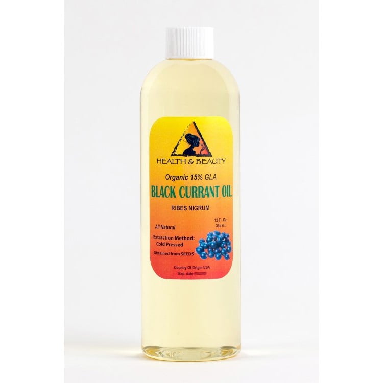 BLACK CURRANT SEED OIL ORGANIC 15 GLA COLD PRESSED PREMIUM FRESH PURE