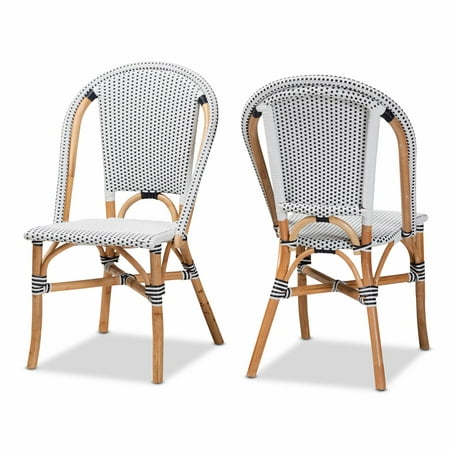 Baxton Studio Genica Bistro Chair - Set of 2