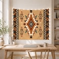 thumbnail image 5 of Geometric Southwestern Motifs With Layered Diamond Shaped, Mystical Fantasy for Space Lovers, Wall Decor, Housewarming Gift, Tapestry Wall Hanging for Dorm and Living Room, 5 of 7