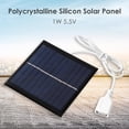 thumbnail image 2 of Mini panel solar USB de 1W 5.5V para cargadores de celdas de ventilador de banco de energía de teléfono DIY Tmvgtek Componentes de la computadora, 2 of 5