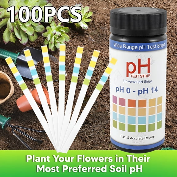 GJX 100pcs Soil Meter PH Tester Water Moisture Light Test Meter Kit For Garden