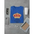 thumbnail image 3 of Victoria Day Crown W Noir Text T-Shirt Men -Image by Shutterstock, Male Large, 3 of 4