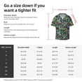 thumbnail image 7 of Wukai Dinosaur Plays Soccer Men's Casual Short-Sleeve Button Down Shirt - Lightweight Summer Dress Shirt for Daily Wear-, 7 of 7