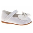 thumbnail image 2 of Josmo Dress Shoes Girls, Patent Finish Glossy formal Special Occasion Infant Support (Infant), White Patent, Size: 5, 2 of 4