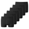 thumbnail image 1 of UNCOVER by SCHIESSER Calzoncillos boxer para hombre, paquete de 6 - UNCOVER Algodón, calzoncillos, single jersey Negro M (Medium), 1 of 4