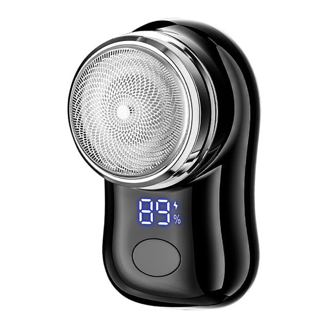 Mini Rasoir Électrique pour Hommes Rasoir de Poche Léger Rasoir Humide et Sec Rasoir Portable Rechargeable pour Hommes pour Voiture Voyage Barbe Visage, Rasoir Électrique