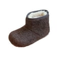 thumbnail image 2 of breaise Boys Girls Fuzzy Boots Baby Kids Fleece Lined Snow Shoes Warm Cozy Winter Boots for Toddler, 2 of 10