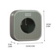 thumbnail image 3 of Plastic Wrap Storage Box Kitchen Wall Mounted Large Capacity Hole Plastic Wrap Wall Mounted Collection Box Sales Today #61, 3 of 3