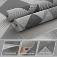 thumbnail image 3 of Pentantan 9'x12' Area Rugs for Living Room, Machine Washable Modern Geometric Neutral Rug, Non Slip Low Pile Waterproof Indoor Carpet for Bedroom Dining Room Office, Easy to Clean, Gray, 3 of 7