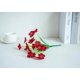 thumbnail image 1 of Hierba primaveral de cinco cabezas Flor artificial violeta falsa Flor de plástico Decoración de boda Hotel Oficina, 1 of 6