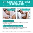 thumbnail image 2 of GENKENT 4 Pcs Anti Snoring Tongue Device with Storage Case, Silicone Tongue Sleeve for Sleep Apnea Aid Stop for Adult, Colorless, 2 of 7