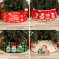 thumbnail image 2 of Christmas Tree Collar, Sequin Christmas Tree Base Covers,Foldable Round Xmas Tree for Artificial Trees,White Christmas Tree Basket for Holiday Decorations Home Decor Red, 2 of 6