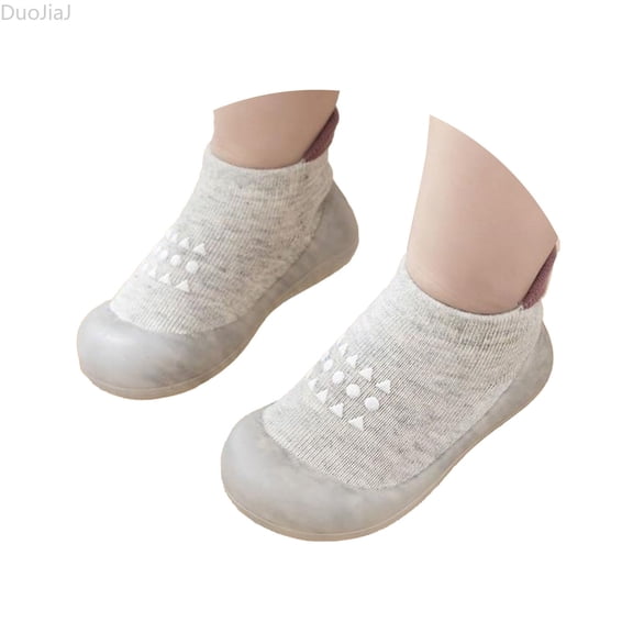DuoJiaJ Baby Sock Shoes,Non- Soft Sole for First Walkers,5