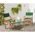 thumbnail image 3 of Safavieh Laguna Outdoor Patio Director Chair, Set of 2 - Natural/Red, 3 of 8