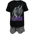thumbnail image 5 of Marvel Avengers Black Panther Little Boys T-Shirt and French Terry Shorts Outfit Set Toddler to Little Kid, 5 of 5