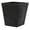 Black, variant on Exlonjet CT18ES Cosmopolitan Short Square Garden Planter, 18", Espresso