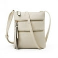 thumbnail image 2 of Small Crossbody Purses for Women Multi Pocket Travel Bag Over The Shoulder with Extra Long Strap - Beige, 2 of 4