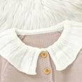 thumbnail image 4 of Generic Baby Girl Knit Cardigan Sweater Embroidery Doll Collar Knitwear Coat Toddler Fall Winter Clothes Baby Girl Autumn and Winter Knitted Cardigan Sweater, 4 of 5