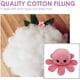 thumbnail image 4 of Pulpo de peluche reversible, pulpo de peluche de doble cara, pulpo de peluche con estado de ánimo, lindos mini peluches, peluches para niños, niñas y amigos (rosa claro-rosa oscuro), 4 of 5
