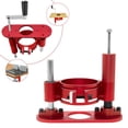 thumbnail image 4 of Router Lift Platform, Manual Lifting Router Lift System Kit Router Table Saw Insert Base Plate Saw Insert Base Plate for Router Plates and Lift Systems Black, 4 of 7