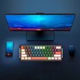 thumbnail image 1 of Teclado mecánico para juegos de 61 teclas con retroiluminación RGB de 1000 mAh para tableta portátil (E), 1 of 6