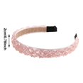 thumbnail image 4 of UJNDER Stylish Rhinestone Headband for Women Elegant Hair Accessories Comfortable Design for Home Pink, 4 of 4
