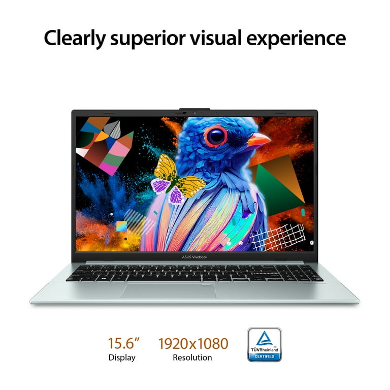 Asus VivoBook 15.6 FHD PC Laptop, Intel i3-N305, 8gb, 256gb, Windows 11, Green Grey, E1504ga-ws34