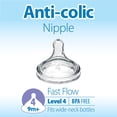 thumbnail image 2 of Biberón Dr. Brown's Natural Flow Nivel 4 con cuello ancho x6, 2 of 8