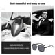 thumbnail image 2 of Lente Gris Gafas Anti-Sol Con Marco De Metal Yuarrent OD007470-00, 2 of 6